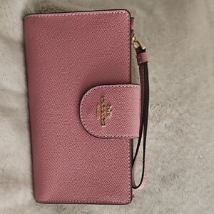 Coach Rose Wristlet Tech Wallet